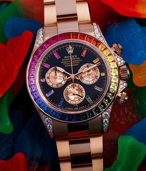 rolex daytona rainbow men's watch|rolex daytona rainbow 2022 price.